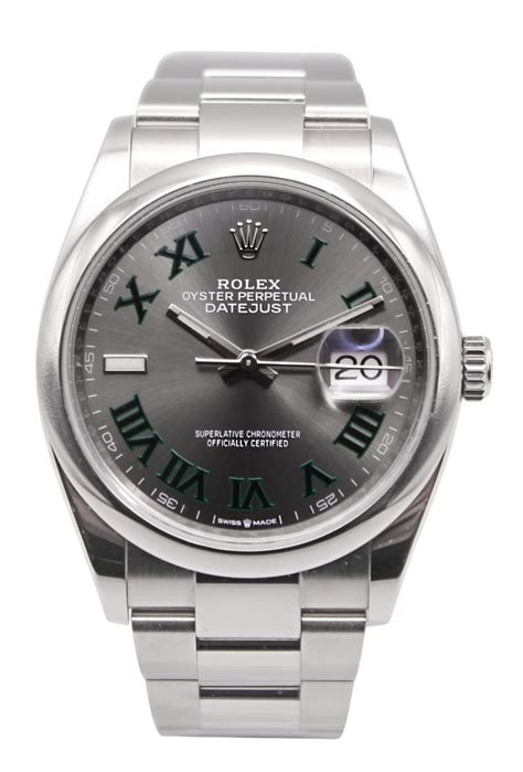 rolex datejust 36mm wimbledon|rolex wimbledon 36mm price.